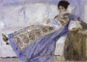 Pierre-Auguste Renoir Madame Monet Reading Sweden oil painting reproduction